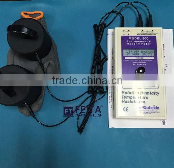 Anti Static Wrist Strap Surface Resistance Tester /Electro Static Field Meter Esd Test Equipment photo-4