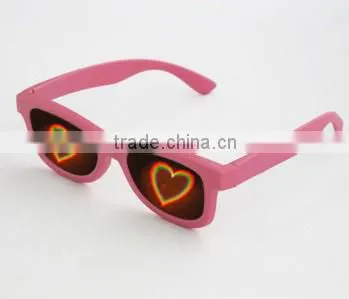 2016 Newest Most Hot Selling Custom Logo Plastic Diffraction Glasses With Multiple Colors photo-5