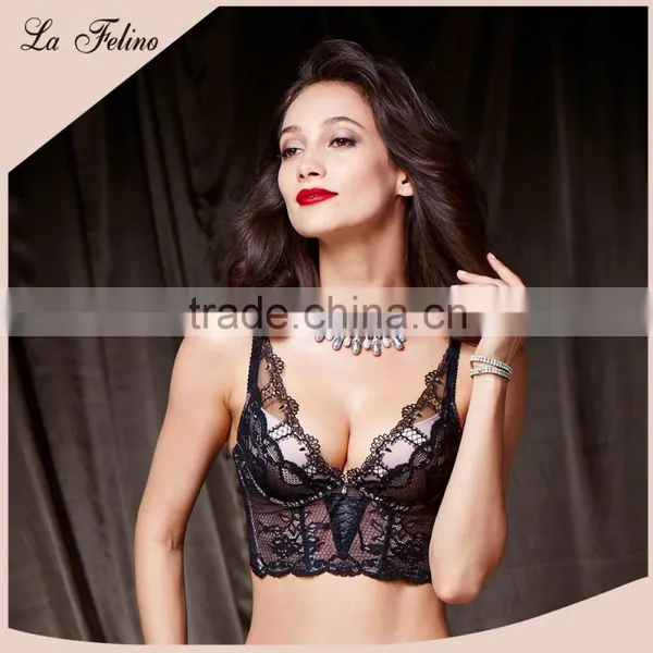 Texture E85 Cup Stretchy Crop Top Sexy Lingerie Corset