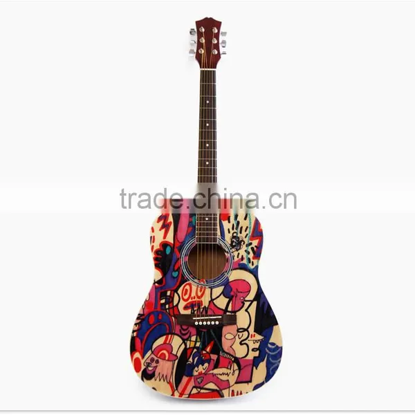 High Quality Copy Global Solid Acoustic Guitar photo-3