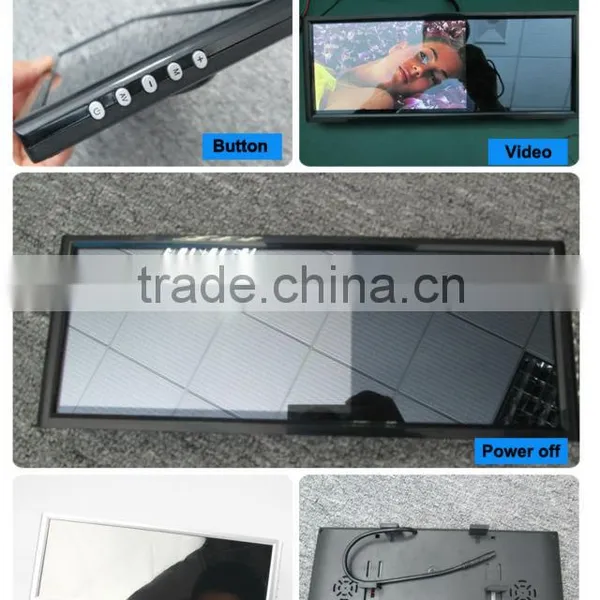 Car Digital TFT Monitor 7 Inch Car Rearview Mirror, 7"TFT LED Rearview Mirror Monitor With AV Function photo-3