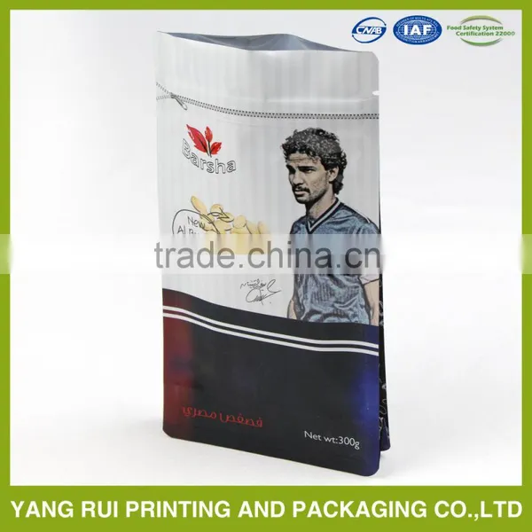 2016 Stand up Flat Bottom Pouch With Zipper