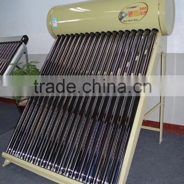 BTE Solar Water Solar Heater Unpressurized With Evacuated Tubes photo-2