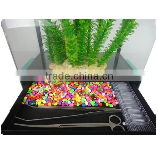 2015 Aleas Eye-catching Glass Fish Tank With LED Light photo-3