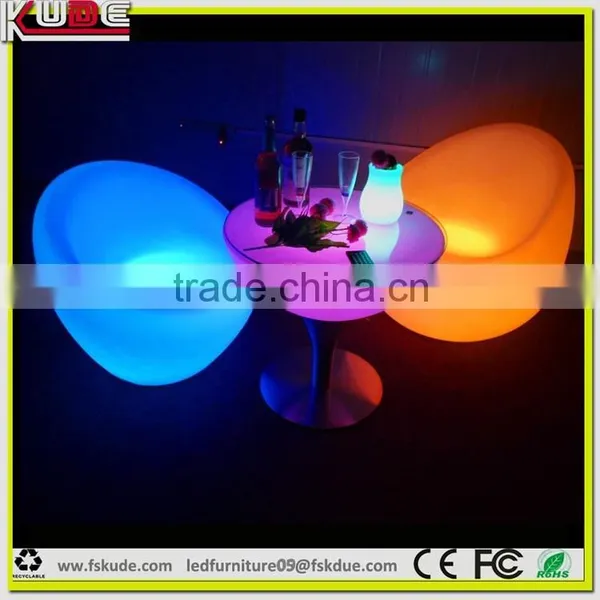 Battery Powered Outdoor Plastic LED Funny Bar Stools photo-6
