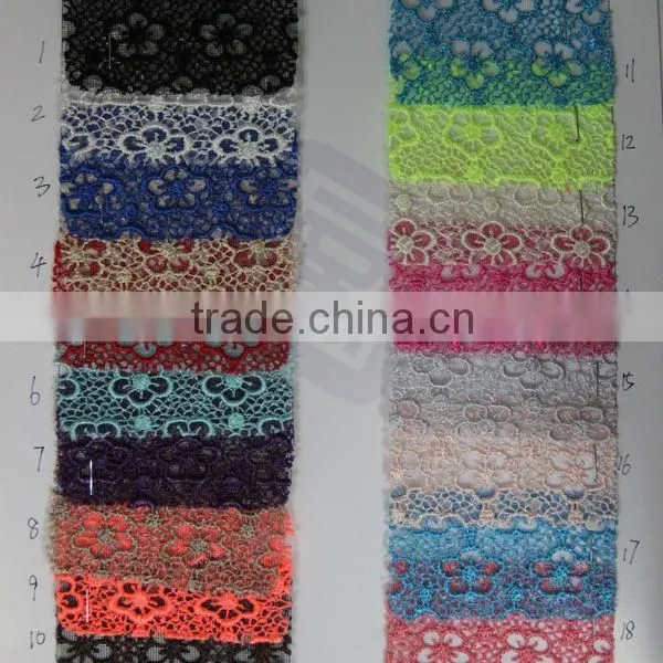 Fashion Lace Fabric for Ladies Shoes Upper Usage,popular Use for Ladies Handbags ,wallets ,purse photo-2