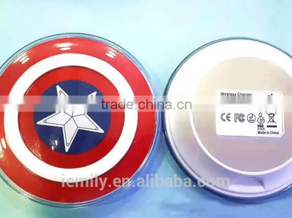 Qi Wireless Charger Fantasy UFO Shape Charging Pad With LED Lighting Wireless Charger for Samsung Galaxy a8 photo-5