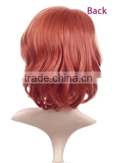 Guangzhou Factory Wholesale Blonde/red/brown Short Rose Fashion Hair Wig photo-4