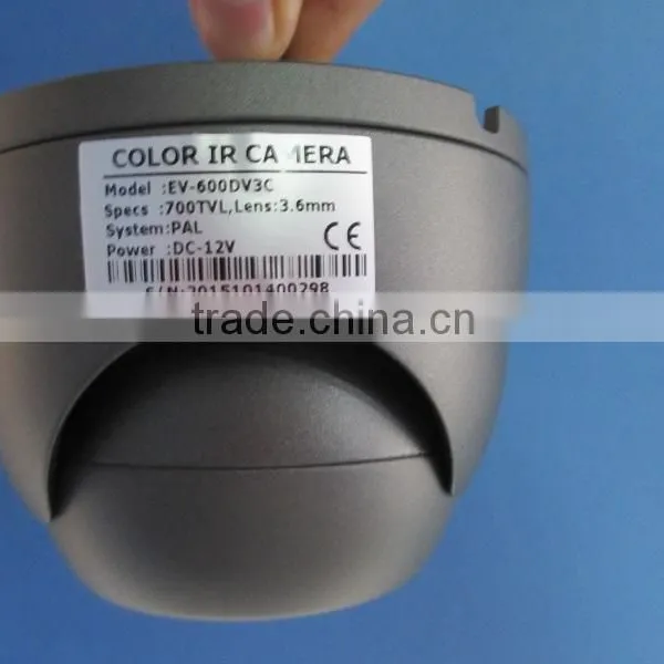 Color 1/3" SONY Super HAD II CCD 650TVL VANDALPROOF IR DOME CAMERA JYD-6095S65 photo-6