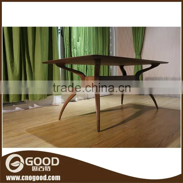 Malaysia Style Rubber Solid Wood Dining Chair and Table Set photo-6