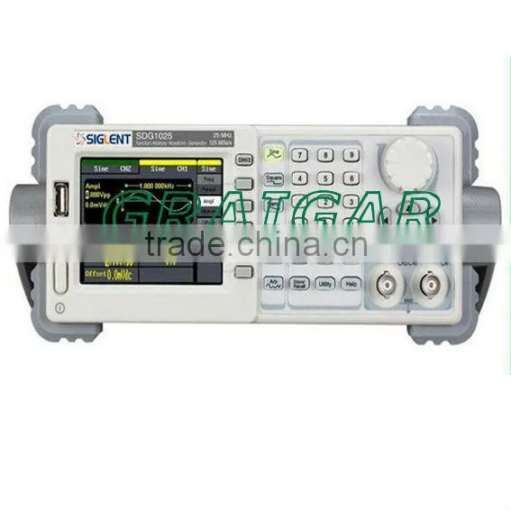New siglent waveform function Generator Counter SDG1025 2chs 25Mhz 125MSa/s 16K