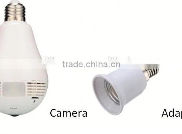 WiFi Fisheye Cloud Smart Bulb 360 Degree ip Camera With Two-way Audio and 128G Recording Feature photo-4