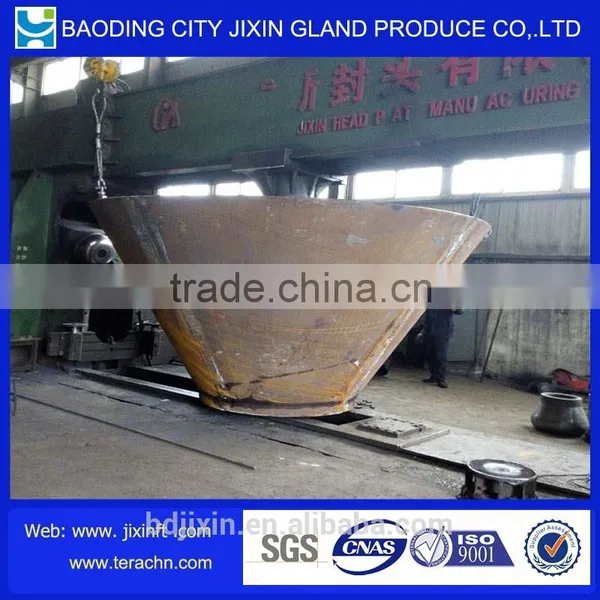Conical Stamping Steel Dish End , ISO Carbon Steel Pipe Fitting photo-4