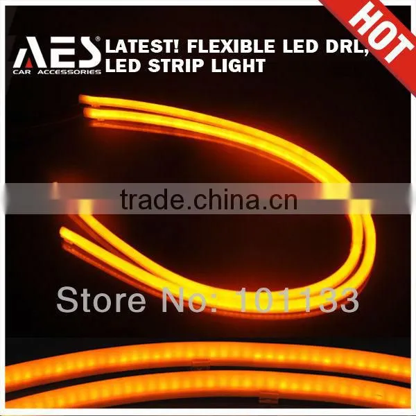 Bixenon Auto Parts Tuning LED Strip Drl 60CM White to Yellow for Car Headlight