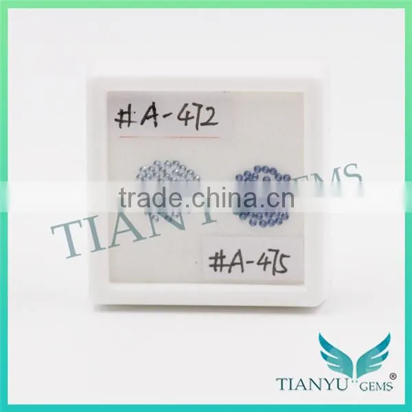 Loose Artificial Gems Stone #A472 Round Brilliant Cut Nano Sital Gems for Jewellery Wholesale Price photo-2