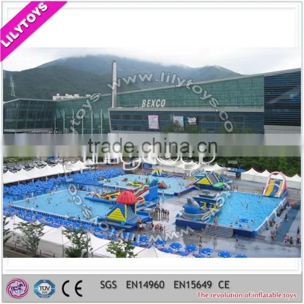 Giant Water Park Inflatable Commercial Water Park, Costumized Giant Water Park , Water Games Playground photo-4