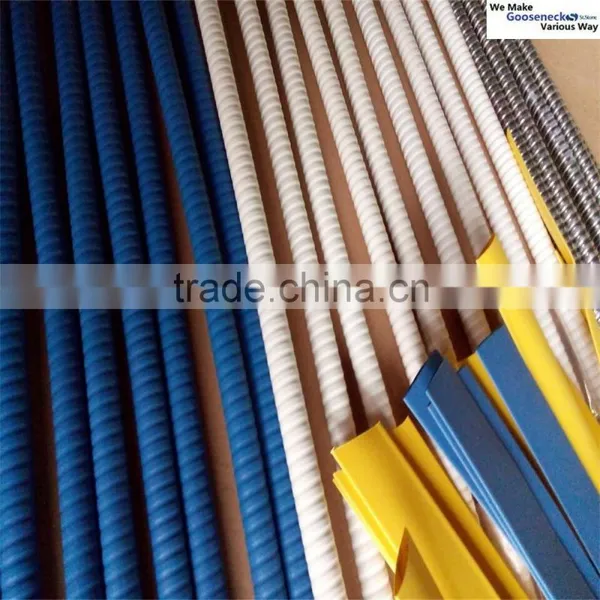 Flexible Gooseneck Metal Tube Appearance Can Be Riotous With Colour PVC. photo-3