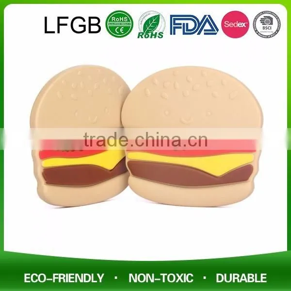 China Manufacturer BPA Free Food Grade Soft Giraffe Teether Silicone Baby Teether Chew Beads for Baby photo-5