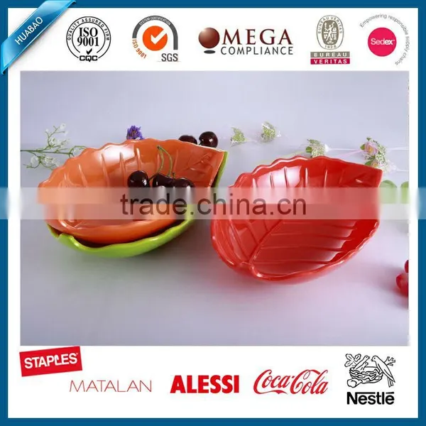 Leaf Shape Melamine Plate Bowl Tableware Dinnerware Set, Dinnerware Set Arabic