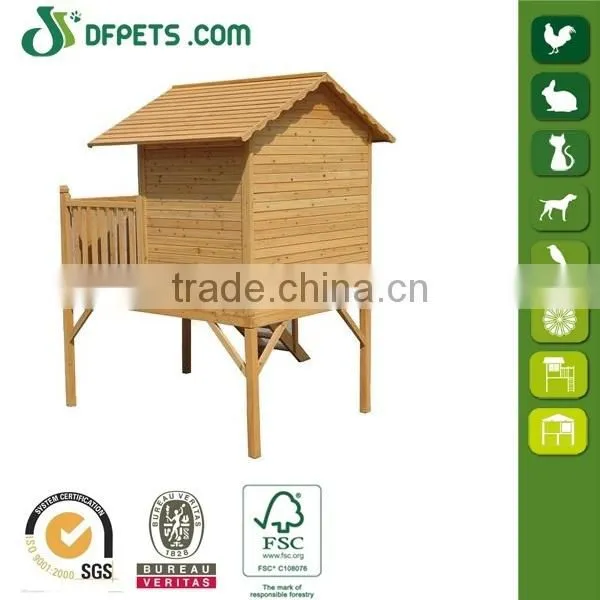 Child Garden Product Outdoor Large Wood Kids House DFP004 photo-2
