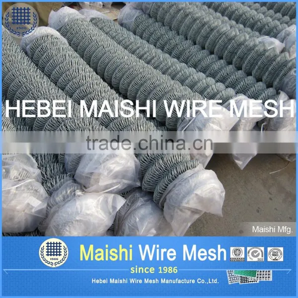 Zinc Coated(Galvanized) Steel Chain Link Fence Fabric photo-3