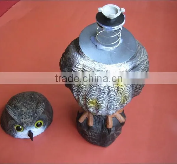 OEM Blow Molding Animal Crafts OWL Hunting Decoy Plastic Decoy For Sale photo-6