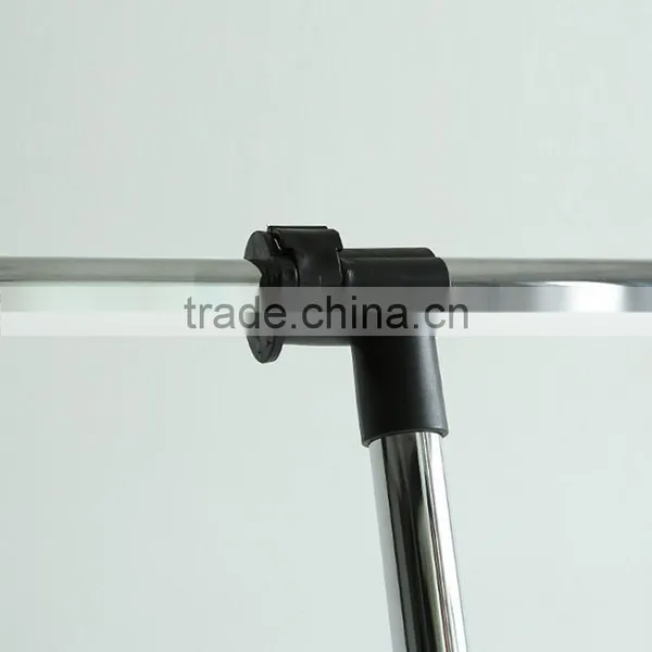 Adjustable Two Rod Garment Rack in Chrome / Black With Plenty of Space to Dry Clothes photo-2