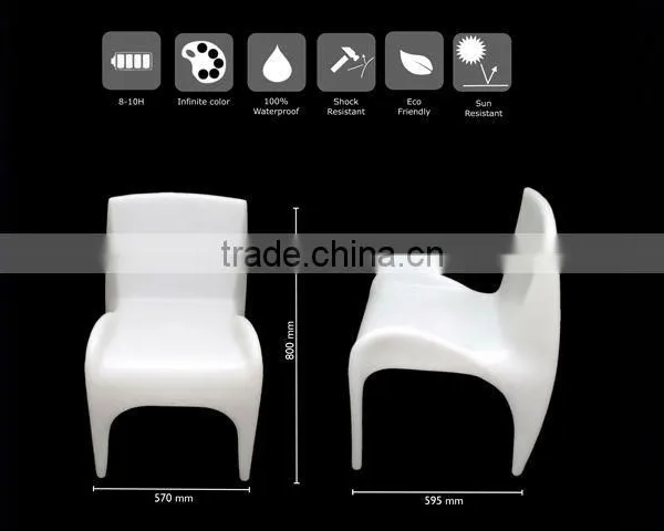 Roto Molded Plastic Chair for Dining Room LGL66-9313