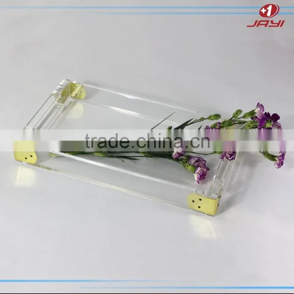 High Quality Custom Acrylic Serving Tray/Clear Acrylic Tray photo-5