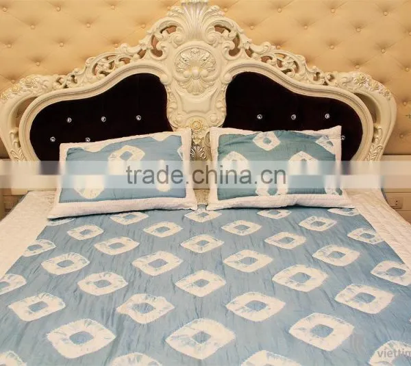 Hand Embroidered Blanket and Pillowcases, Fashionable Colours and Designs, 100 Handmade in Vietnam photo-6