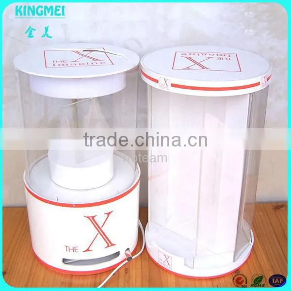 KM-AP41 High Quality Clear Acrylic Rotating Showcase,LED Display Showcase,acrylic Display Case With Lock and Key photo-3