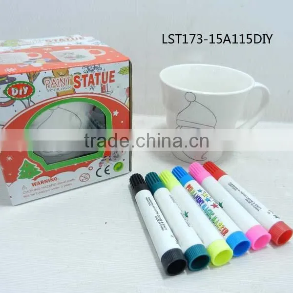 Ceramic Christmas Diy Paint Design Mug photo-6