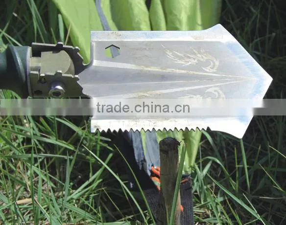 2015 Garden Tool Functions Multifunction Outdoor Garden Hoe Outdoor Camping Shovel With Wire Cutter photo-3