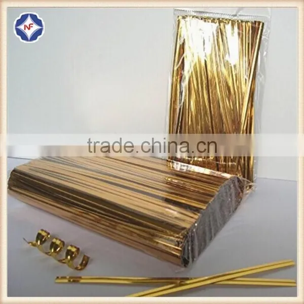 Shinning PET Plastic Twist Tie For Packaging photo-4