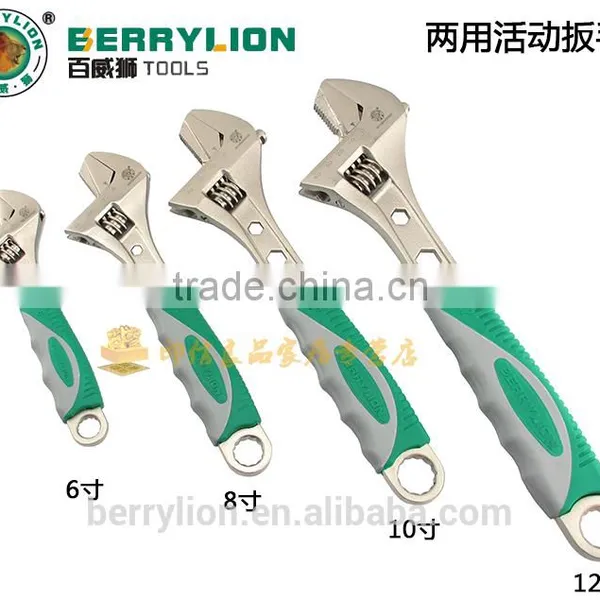 Berrylion 300mm/12" Adjustable Wrench CR-V Multifunctional Adjustable Wrench photo-6