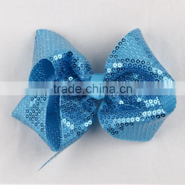 2017 Custom Wholesale 6 Inch jo jo Siwa Type Hair Bows photo-4