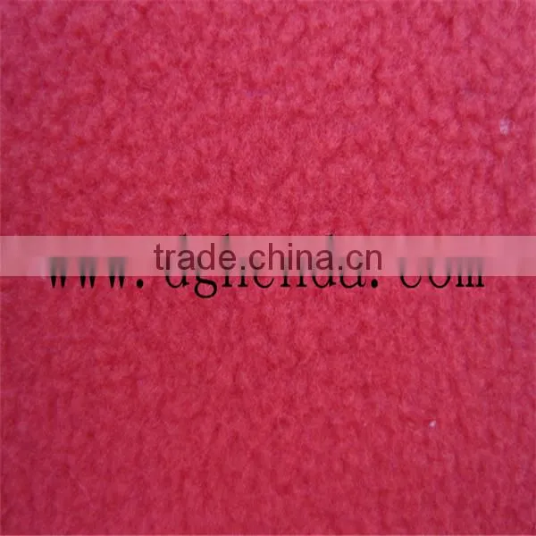 Red Knitting Fabric Bond Red Polar Fleece Fabric for Garment photo-3