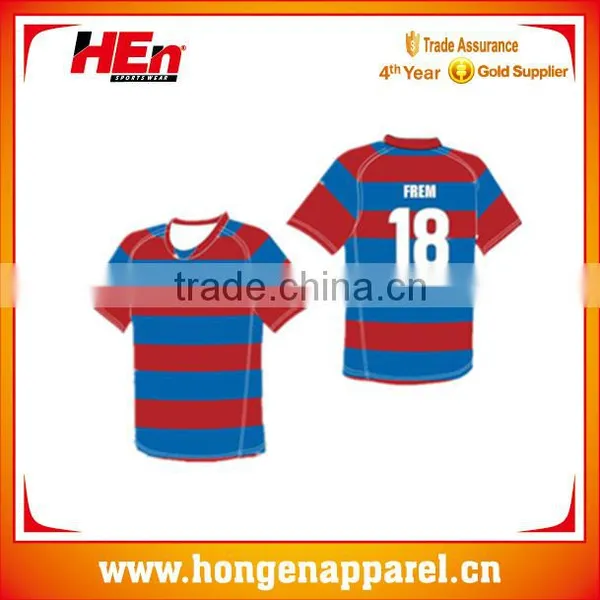 Latest original soccer jersey youth style /fabric material jersey soccer for sale