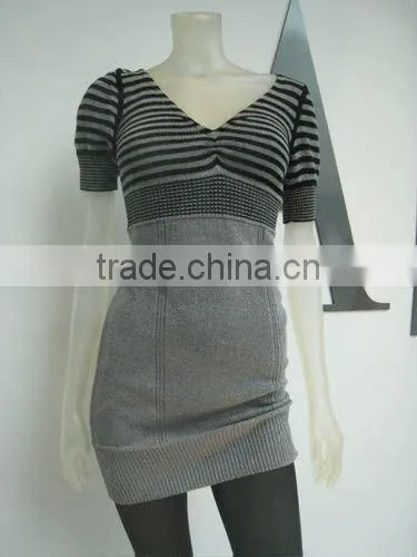 Lady Sweater Fashion Design Garment Cardigan Long T-shirt