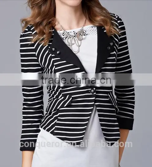 Strip Fashion Office Suits 2015 New Style Women Suit WMSU201502 photo-2