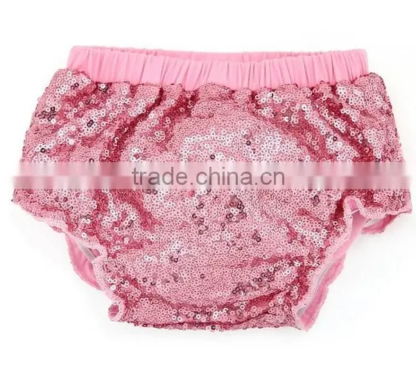 2017 Newborn Fashion Baby Sequin Bloomer Baby Sparkle Underwear Children Diaper Cover photo-2