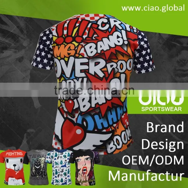 Wholesale OEM Sportswear Men's Crew Neck Quick Dry Fabric Tshirt photo-6