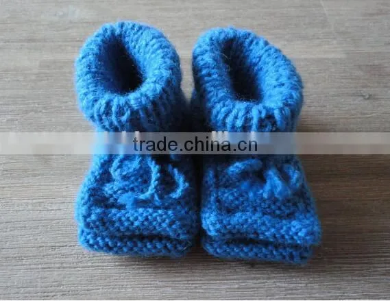Cute Baby Shoes Crochet Woolen Warm Shoes Winter Infant Toddlers Indoor Knitted Shoes photo-6