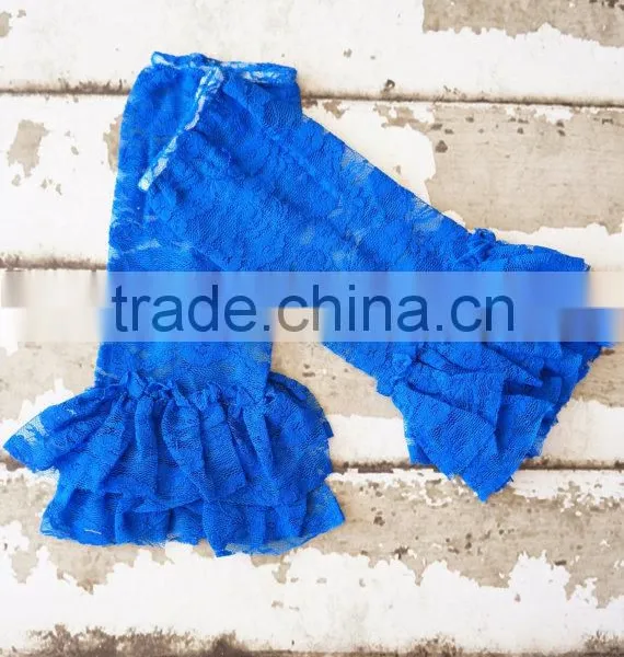 Baby Girls Leg Warmers With Cotton Ruffle Lace Leg Warmers photo-4