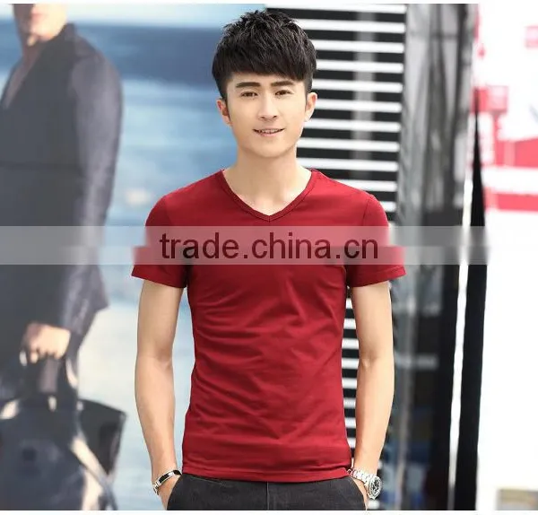 2016 New China Manufacturer Cotton Slim Fit Man T-shirt photo-5