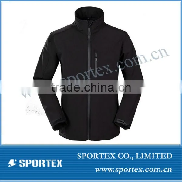 Mens Softshell Jackets, Black Camping Jackets for Mens, High Quality Hiking Jacket