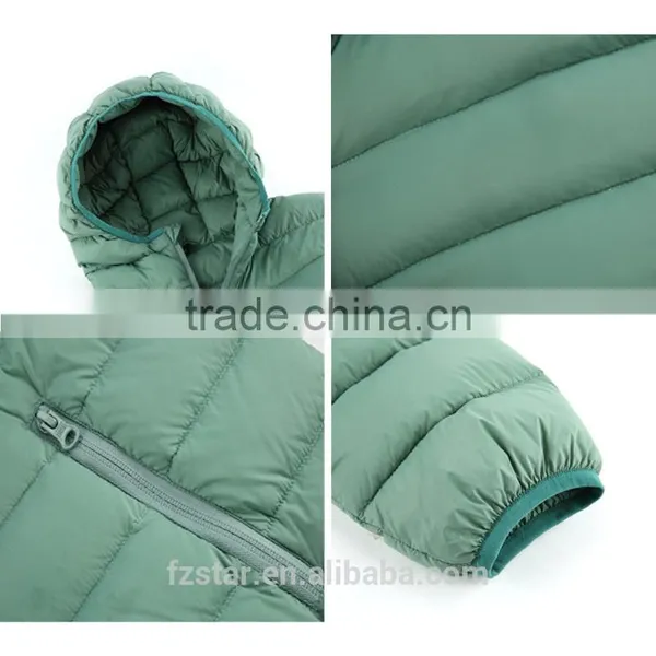 100%nylon Reverse Light Down Jacket With Hood ST15-DJ1005 photo-3