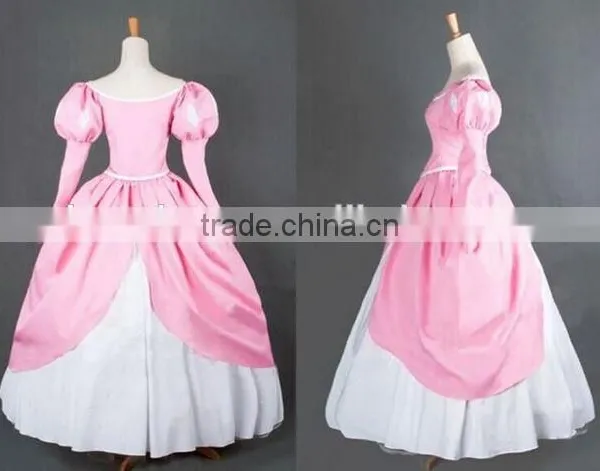 Walson Clothes Apparel New Adult Princess Mermaid Princess Ariel Pink Dress Cosplay Made Costume photo-2