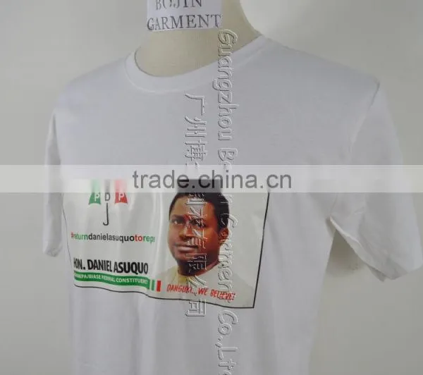 China Factory Custom 100%polyester Election T-shirts Export to Africa photo-3