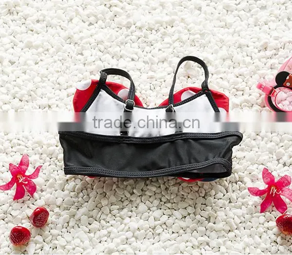 Popup Lovely Dot Children's Split Kids Swimwear For Girls photo-3